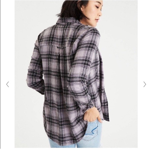 2/$15 American Eagle Button Down Shirt Boyfriend Fit - Picture 1 of 5